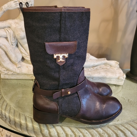 Tory Burch Leona Boots Size 9 #121 - Picture 4 of 17